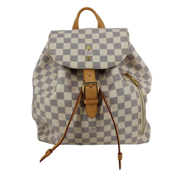 LOUIS VUITTON Sperone Damier Azur Backpack Bag Rose Ballerine