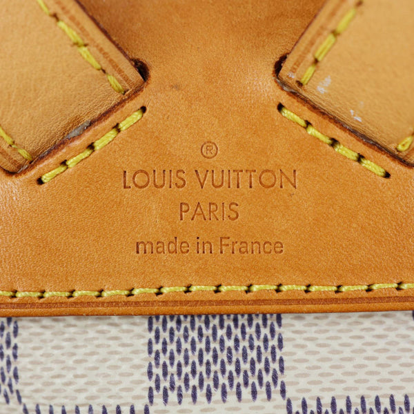 LOUIS VUITTON Sperone Damier Azur Backpack Bag Rose Ballerine