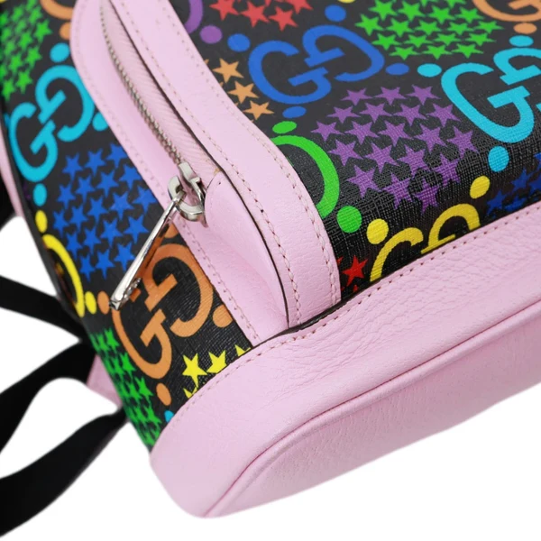 GUCCI Psychedelic GG Supreme Monogram Canvas Backpack Bag Multicolor 601296