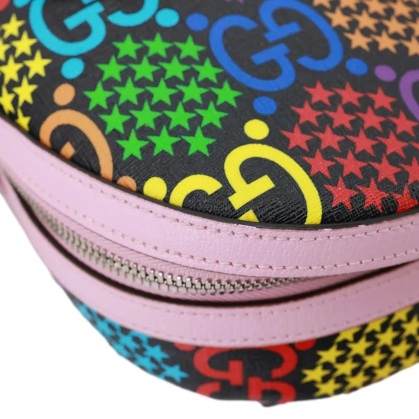 GUCCI Psychedelic GG Supreme Monogram Canvas Backpack Bag Multicolor 601296