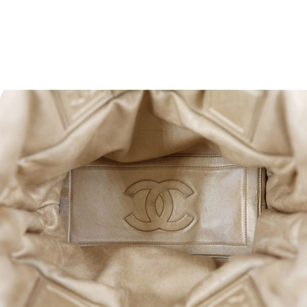CHANEL Coco Cocoon Reversible Quilted Nylon Tote Bag Burgundy