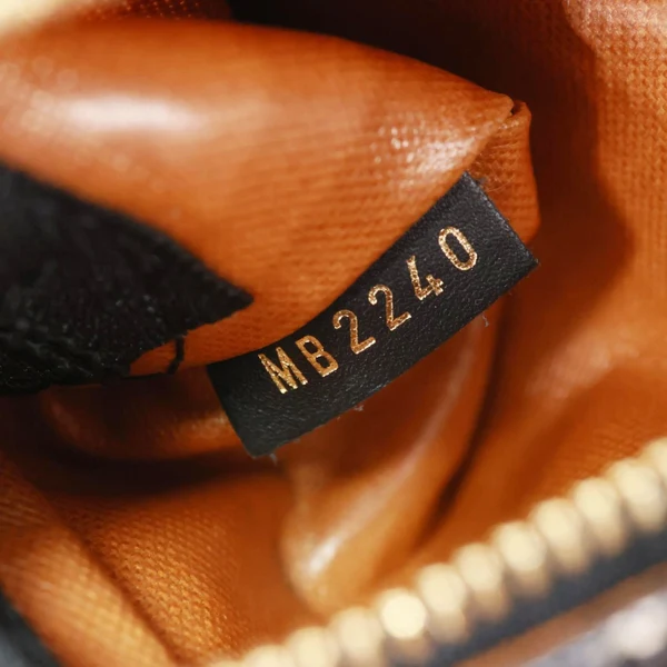 LOUIS VUITTON Speedy Bandouliere Giant Crafty Monogram Canvas Crossbody Bag Caramel