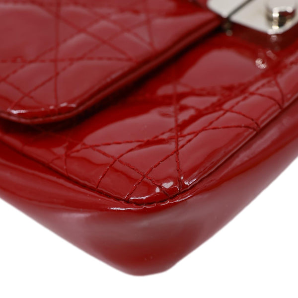CHRISTIAN DIOR Miss Dior Promenade Cannage Quilted Leather Crossbody Bag Red