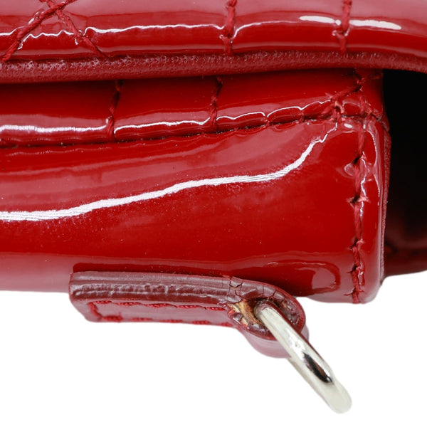 CHRISTIAN DIOR Miss Dior Promenade Cannage Quilted Leather Crossbody Bag Red