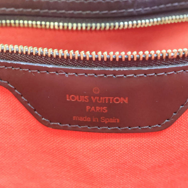 LOUIS VUITTON Cabas Rivington Damier Ebene Shoulder Bag Brown