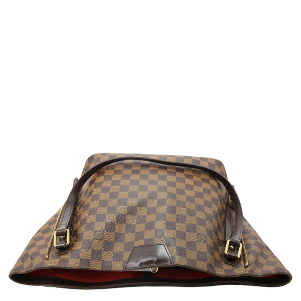 LOUIS VUITTON Cabas Rivington Damier Ebene Shoulder Bag Brown
