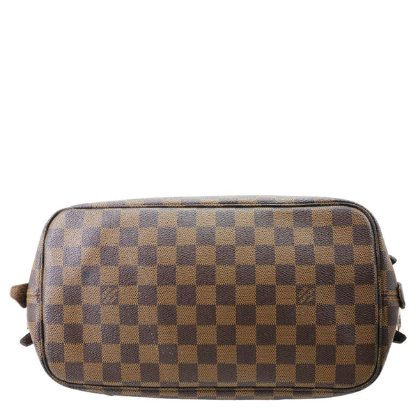 LOUIS VUITTON Cabas Rivington Damier Ebene Shoulder Bag Brown