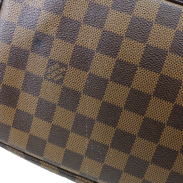 LOUIS VUITTON Cabas Rivington Damier Ebene Shoulder Bag Brown