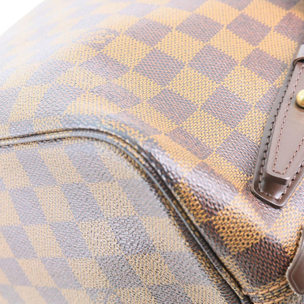 LOUIS VUITTON Cabas Rivington Damier Ebene Shoulder Bag Brown