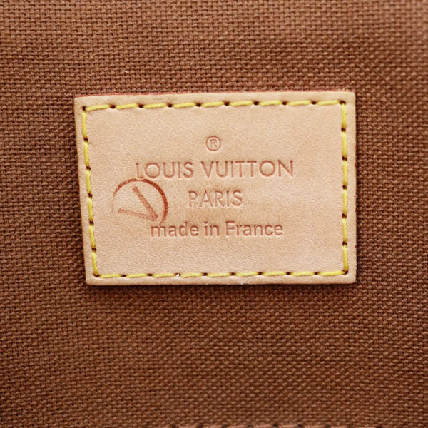 LOUIS VUITTON Sac Plat PM Monogram Canvas Tote Shoulder Bag Brown