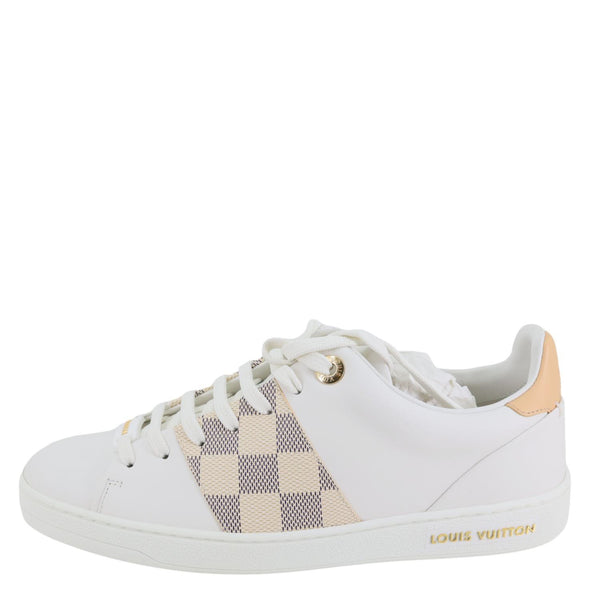 LOUIS VUITTON Frontrow Damier Azur Sneakers White Size 37