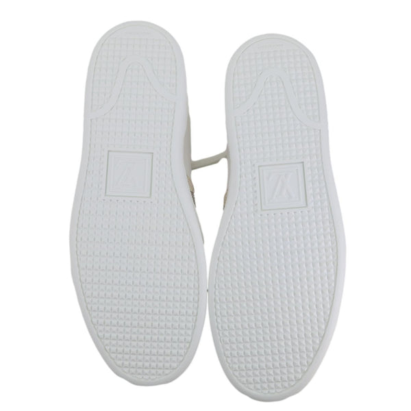 LOUIS VUITTON Frontrow Damier Azur Sneakers White Size 37