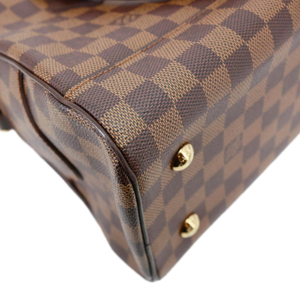 LOUIS VUITTON Duomo Damier Ebene Satchel Bag Brown