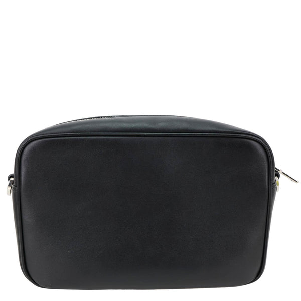 PRADA City Racing Logo Bandoliera Calf Leather Crossbody Bag Black