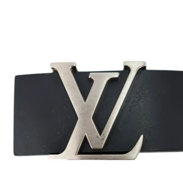 LOUIS VUITTON LV Initiales Leather Belt Size 85/34 Black