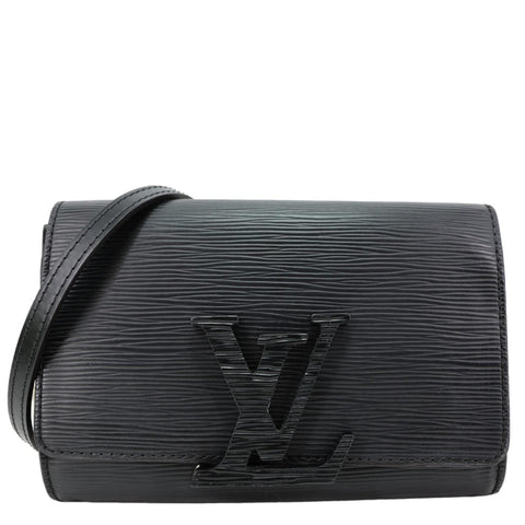 LOUIS VUITTON Louise PM Epi Leather Crossbody Bag Black