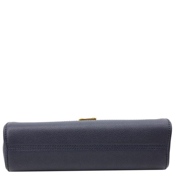 LOUIS VUITTON Saint Germain PM Monogram Empreinte Leather Shoulder Bag Navy Blue