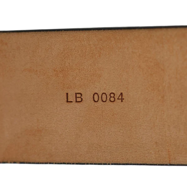 LOUIS VUITTON LV Initiales Leather Belt Size 85/34 Black