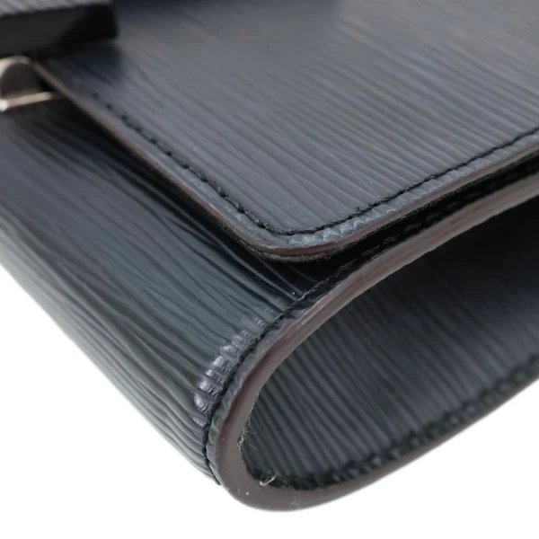 LOUIS VUITTON Louise PM Epi Leather Crossbody Bag Black