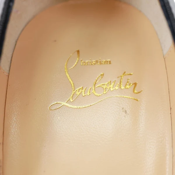 CHRISTIAN LOUBOUTIN Pigalle Follies 100 Patent Leather Pumps Black Size 40.5