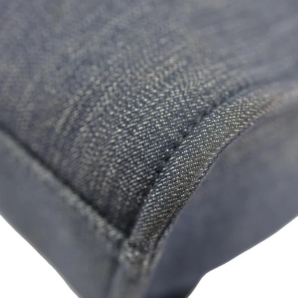 CHANEL Deauville Medium Denim Tote Bag Navy Blue