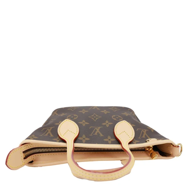 LOUIS VUITTON Neverfull BB Monogram Canvas Tote Bag Brown