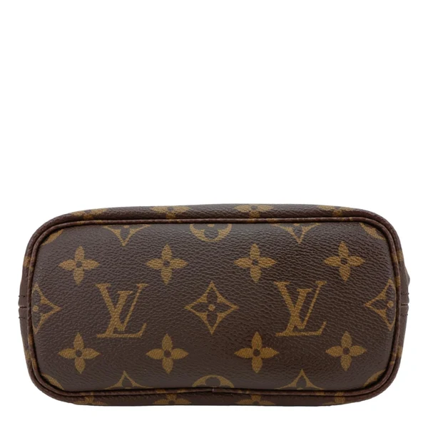 LOUIS VUITTON Neverfull BB Monogram Canvas Tote Bag Brown