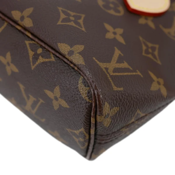 LOUIS VUITTON Neverfull BB Monogram Canvas Tote Bag Brown