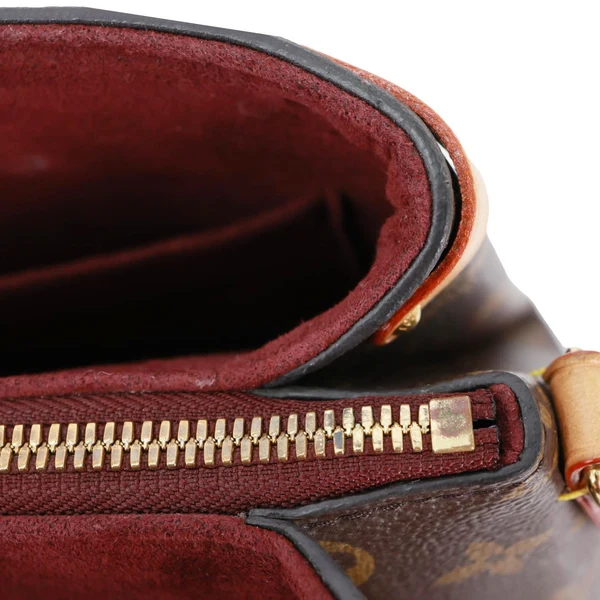 LOUIS VUITTON Soufflot BB Monogram Canvas Shoulder Crossbody Bag Brown