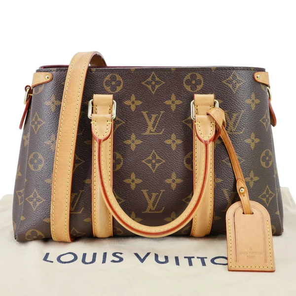 LOUIS VUITTON Soufflot BB Monogram Canvas Shoulder Crossbody Bag Brown