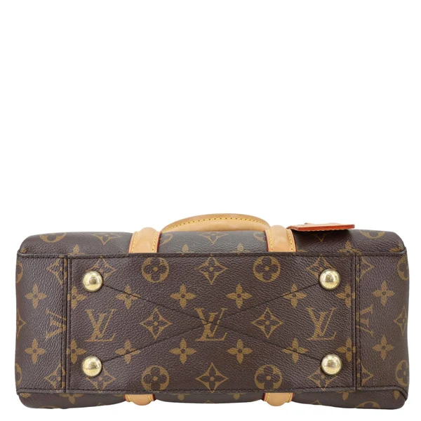 LOUIS VUITTON Soufflot BB Monogram Canvas Shoulder Crossbody Bag Brown