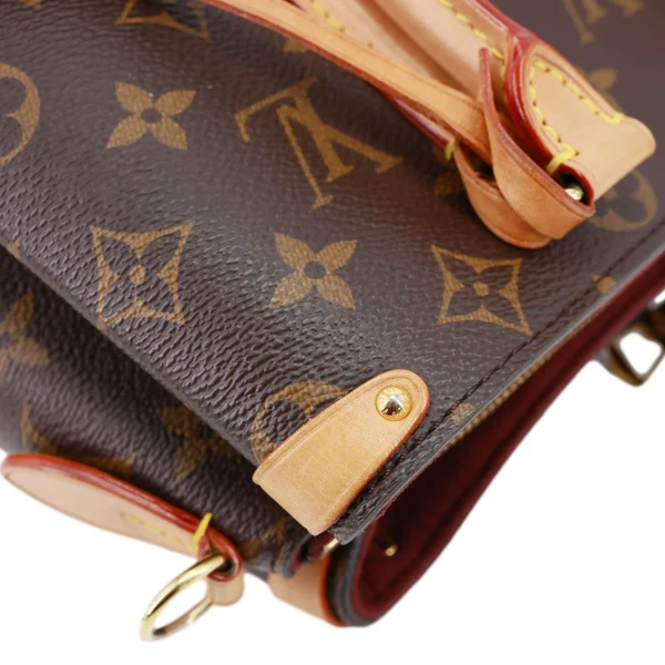 LOUIS VUITTON Soufflot BB Monogram Canvas Shoulder Crossbody Bag Brown