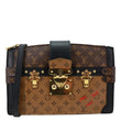 LOUIS VUITTON Trunk Clutch Reverse Monogram Crossbody Bag Brown