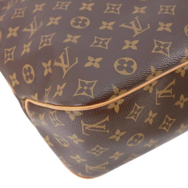 LOUIS VUITTON Delightful MM Monogram Canvas Hobo Shoulder Bag Brown