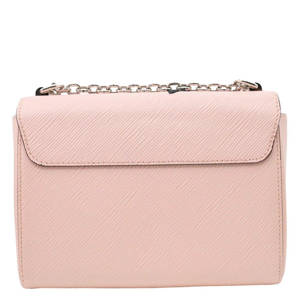 LOUIS VUITTON Twist MM Patches Epi Leather Crossbody Bag Pink