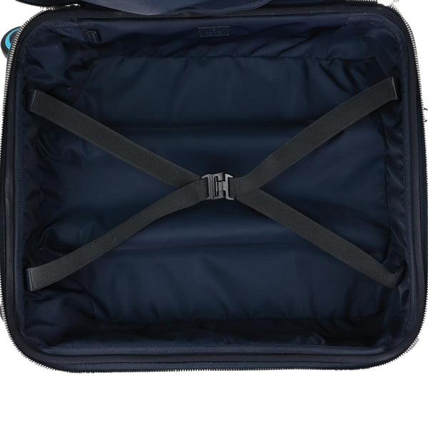 GUCCI Savoy Cabin Trolley Small GG Supreme Canvas Travel Bag Blue 786159