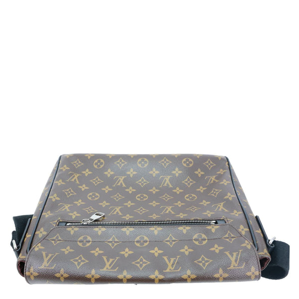 LOUIS VUITTON Abbesses Monogram Canvas Messenger Bag Brown