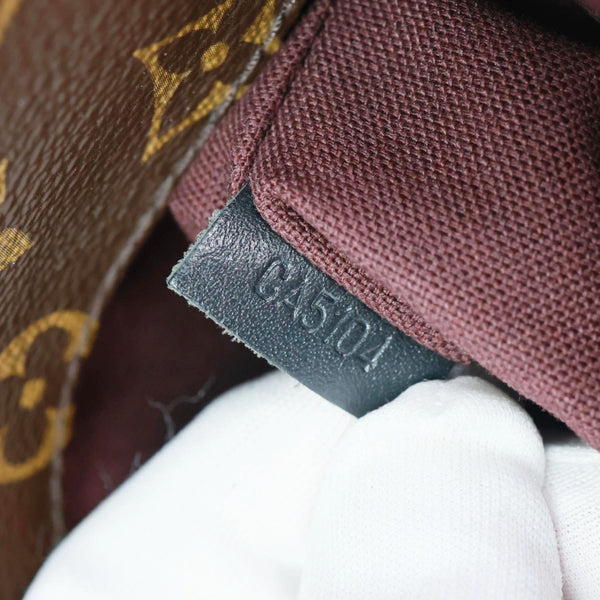 LOUIS VUITTON Abbesses Monogram Canvas Messenger Bag Brown