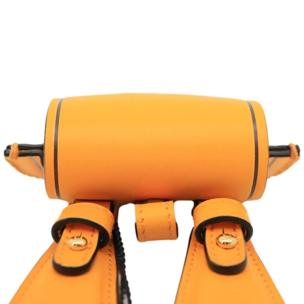 FENDI Baguette Convertible Leather AirPods Pro Case Orange
