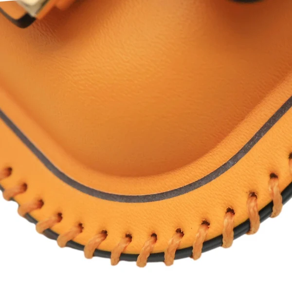 FENDI Baguette Convertible Leather AirPods Pro Case Orange