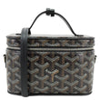 GOYARD Muse Vanity Case Mini Monogram Chevron Canvas Shoulder Bag Black