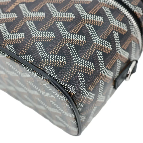 GOYARD Muse Vanity Case Mini Monogram Chevron Canvas Shoulder Bag Black