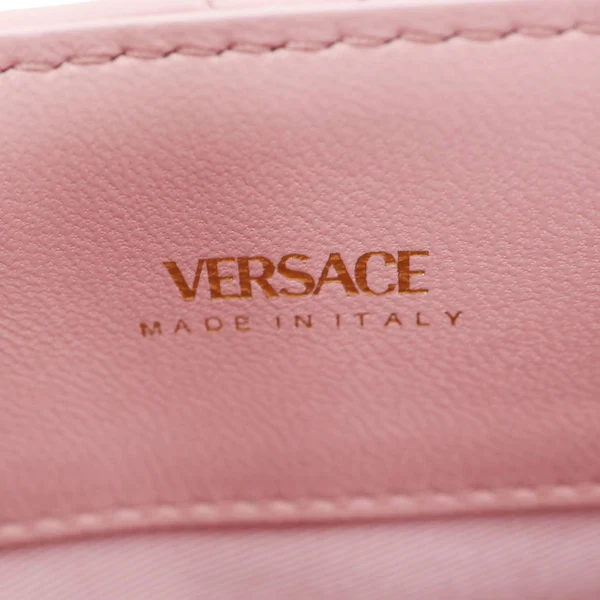 VERSACE Medusa '95 Quilted Leather Tote Bag Pink