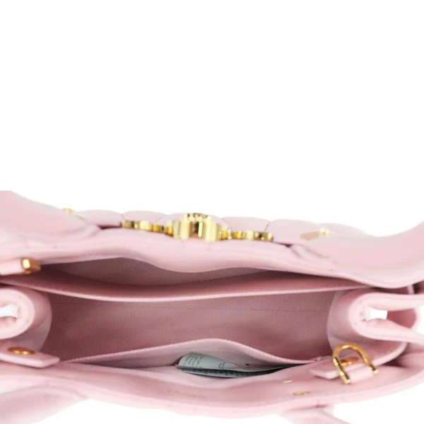 VERSACE Medusa '95 Quilted Leather Tote Bag Pink