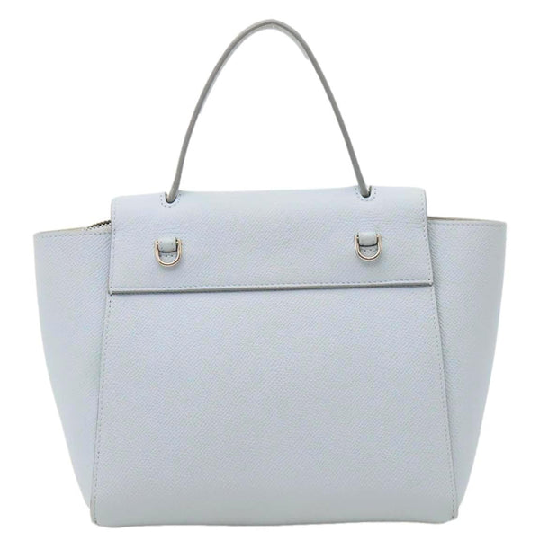 CELINE Nano Belt Grained Leather Shoulder Bag Light Blue