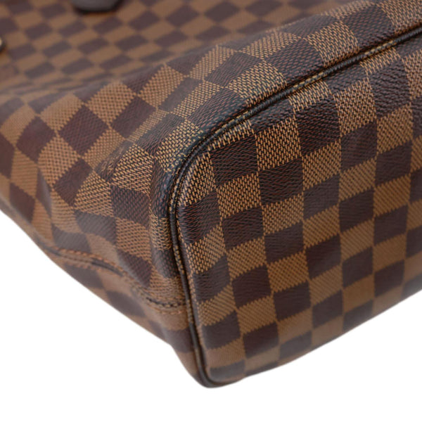 LOUIS VUITTON Neverfull MM Damier Ebene Tote Bag Brown