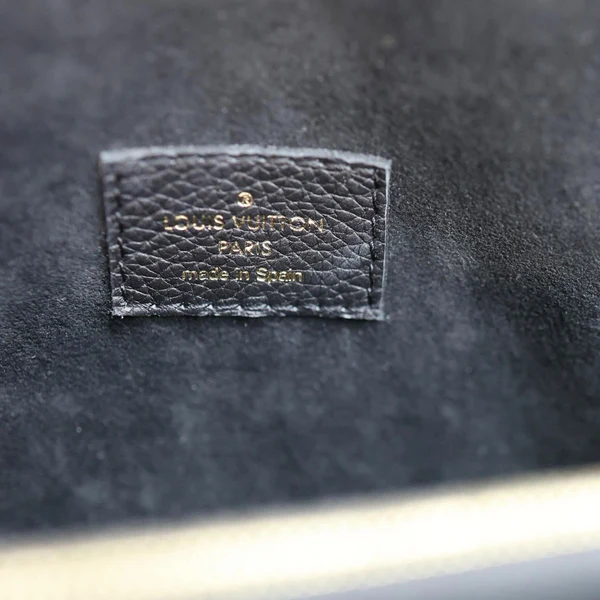 LOUIS VUITTON Victoire Monogram Canvas Chain Shoulder Bag Black