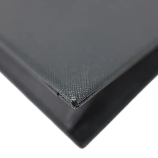 YVES SAINT LAURENT Saffiano Leather Clutch Black