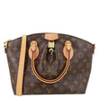 LOUIS VUITTON Boetie PM Monogram Canvas Satchel Shoulder Bag Brown