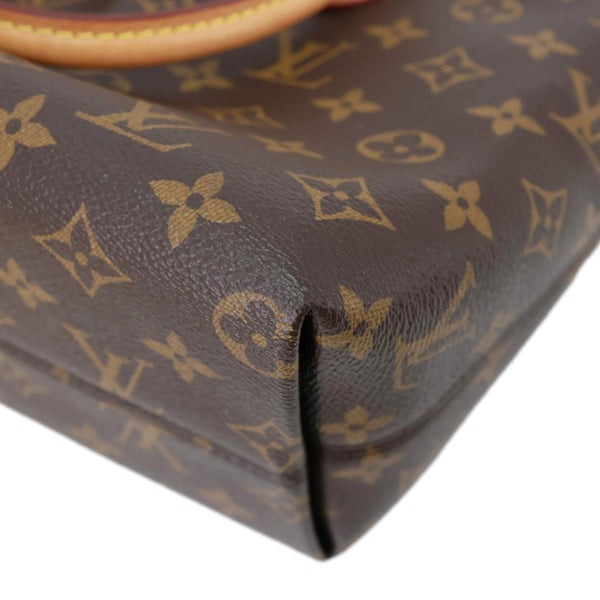 LOUIS VUITTON Boetie PM Monogram Canvas Satchel Shoulder Bag Brown